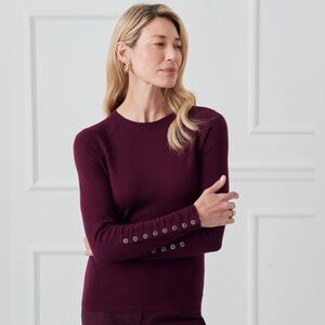 Jamey Sweater in Merlot